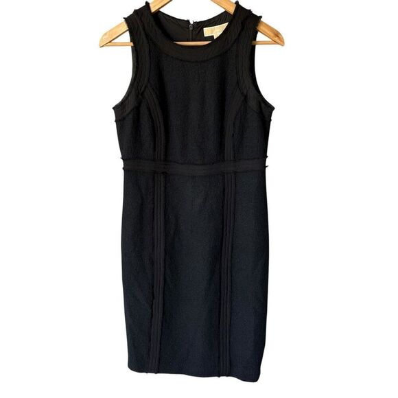 Michael Kors Dresses & Skirts - Michael Kors Black Boucle Wool Blend Sheath Knee Length Office Career Wear Sz 4